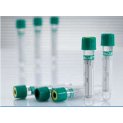 Greiner Bio-One Vacuette Venous Blood Collection Tube Sodium Heparin Additive 4 mL Pull Cap Polyethylene Terephthalate (PET) Tube, 1200 per Case