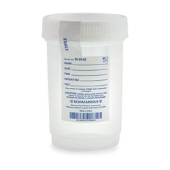 McKesson General Purpose Specimen Container Medi-Pak&reg; Polypropylene / Polyethylene Screw-On 4 oz. / 120 cc Sterile, 75EA/PK