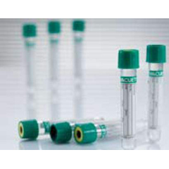 Greiner Bio-One Vacuette Venous Blood Collection Tube Sodium Heparin Additive 6 mL Pull Cap Polyethylene Terephthalate (PET) Tube, 50 per Pack