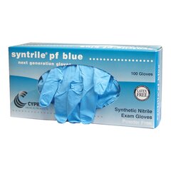 McKesson Exam Glove Syntrile&reg; pf X-Large NonSterile Nitrile Standard Cuff Length Fully Textured Blue Not Chemo Approved, 1000/CS