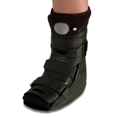 MON412815EA - DJO - Ankle Walker Boot Nextep® Contour Shortie Large Hook & Loop Closure