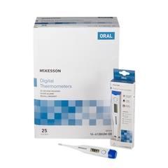 McKesson Digital Stick Thermometer Oral Probe Handheld, 1/EA
