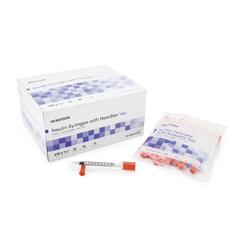 MON942668BX - McKesson - Insulin Syringe with Needle, 100 EA/BX
