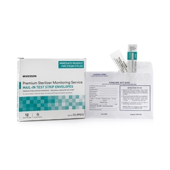 McKesson Sterilizer Monitoring Mail-In Service Steam / EO Gas / Dry Heat / Chemical Vapor, 10/CS
