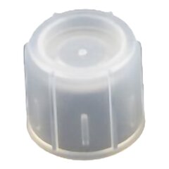 Globe Scientific Tube Closure Polyethylene Two-Position Snap Cap Natural 12 mm For 12 mm Tubes NonSterile, 1000 per Bag