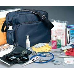 MON810090EA - Hopkins Medical Products - Original Home Health Shoulder Bag Medical Tote,