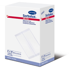 MON625308CS - Conco - Abdominal Pad Sorbalux® ABD Cellulose 8 X 10 Inch, 16/BX 20BX/CS