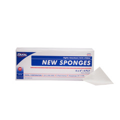 Dukal NonWoven Sponge Polyester / Rayon 4-Ply 4 x 4