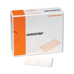 Smith & Nephew Skin Closure Strip Leukostrip 1/4 X 3 Inch Nonwoven Material Flexible Strip White