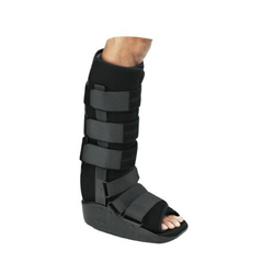 MON475602EA - DJO - Ankle Walker Boot MaxTrax Medium Hook and Loop Closure Left or Right Foot
