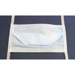 Cardinal Health Surgical Mask Cardinal Health™ Duckbill Tie Closure One Size Fits Most Blue NonSterile ASTM Level 1 Adult, 50/BX