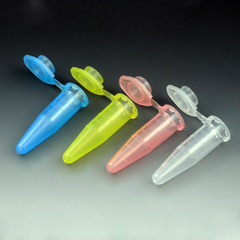 Globe Scientific Microcentrifuge Tube Conical Bottom Plain 1.5 mL Without Color Coding Snap Cap Polypropylene Tube, 1000/CS