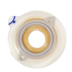 Coloplast Colostomy Barrier Assura&reg; Silicone Based Red Code Synthetic Resin Cut-to-fit, 3/4 to 1-1/4