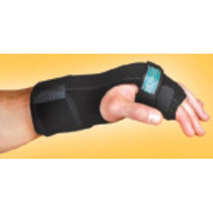 Hely & Weber Hand / Finger Brace TKO&reg; Standard Neoprene / Nylon / UBL Left Hand Black One Size Fits Most, 1/EA