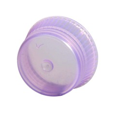 Bio Plas Uni-Flex&reg; Safety Cap Tube Closure Flexible Plastic Over-Locking Lavender 13 mm For 13 mm Culture Tubes NonSterile, 10/CS