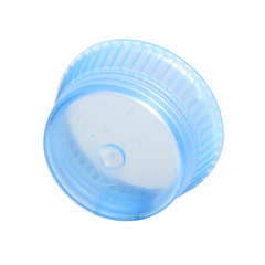 Bio Plas Uni-Flex&reg; Safety Cap Tube Closure Flexible Plastic Over-Locking Blue 13 mm For 13 mm Culture Tubes NonSterile