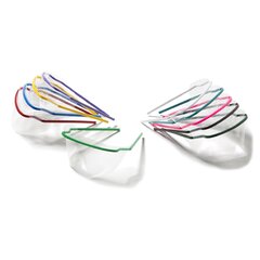 Halyard Safety Glasses SafeView Fit Over Clear Tint Assorted Color Frames Over Ear One Size Fits Most, 10 EA/BX