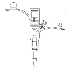 Avanos Medical Sales Universal Feeding Adapter MIC 24 Fr.