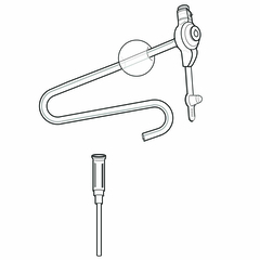 Avanos Medical Sales Low-Profile Jejunal Feeding Tube MIC-Key&reg; 18 Fr. 1.5 cm Silicone Sterile