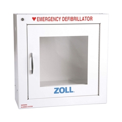 Zoll Medical AED Wall Cabinet with Alarm Standard Metal Wall Cabinet with Alarm, 17.4 X 17.4 X 8.9 Inch Zoll AED Plus&reg;