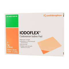 Smith & Nephew Pad Iodoflex Cadexomer Iodine 1-1/2X2-3/8