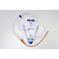 MON549342CS - Cardinal Health - Indwelling Catheter Tray Dover IC Foley 16 Fr. 5 cc Balloon Silver Coated Silicone, 10 EA/CS