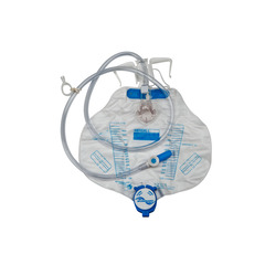 Cardinal Health Curity Urinary Drain Bag Mono-Flo Anti-Reflux Valve 2000 mL Vinyl