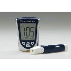Abbott Nutrition Blood Glucose Meter Precision Xtra&reg; 5 Seconds Glucose, 10 Seconds Ketones Stores Up To 450 Results No Coding,