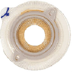 Coloplast Colostomy Barrier Assura&reg; Silicone Based Green Code Synthetic Resin Cut-to-fit, 3/4 to 7/8