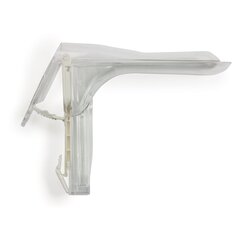 McKesson Vaginal Speculum Graves NonSterile Office Grade Acrylic Large Double Blade Duckbill Disposable Corded Light Source Compatible, 100 EA/CS
