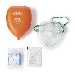ADC Resuscitator Pocket Mask Adsafe Elastic Green Strap