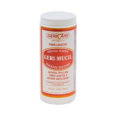 Geri-Care Laxative Geri-Care&reg; Orange Flavor Powder 13 oz. 3.4 Gram Strength Psyllium Husk, 12/CS