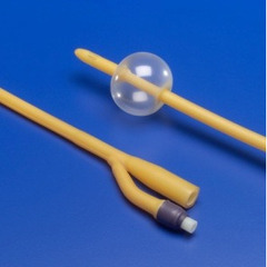 Cardinal Health Foley Catheter Kenguard 2-Way 30 cc Balloon 14 Fr. Silicone Coated Latex, 10/CT
