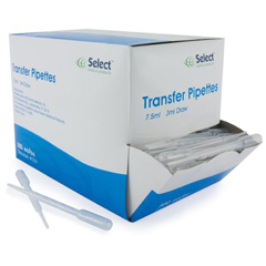 MON911826BX - McKesson - Transfer Pipettes Select® 7.5 mL NonSterile, 500/BX