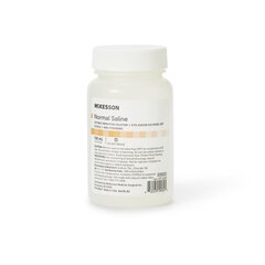 McKesson Irrigation Solution - Sodium Chloride 0.9% Solution Bottle, Screw Top 100 mL