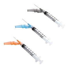Smiths Medical Safety Hypodermic Syringe with Needle Needle-Pro&reg; EDGE™ 3 mL 1 Inch 25 Gauge Hinged Safety Needle Regular Wall, 400/CS