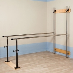 Clinton Industries Parallel Bars Stainless Steel Handrail, Folding 7 Foot X 28 X 28 to 42 Inch, 1/EA