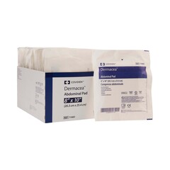 Cardinal Health Dermacea™ Abdominal Pad, 8