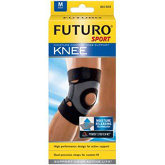 MON501904EA - 3M - Knee Brace 3M Futuro Sport Moisture Control Medium Pull-On / Hook and Loop Strap Closure 15 to 17 Inch Knee Circumference Left or Right Knee