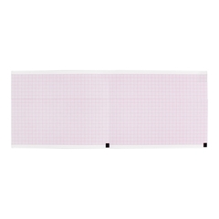 Nihon Kohden America ECG Recording Paper Cardiofax&reg; S 109 mm Fan-Fold Red Grid, 10PD/BX