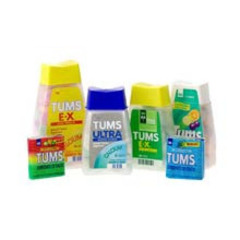 Glaxo Smith Kline Antacid Tums Ultra 1000 mg Strength Chewable Tablet 160 per Bottle
