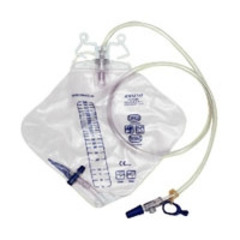 Amsino International Urinary Drain Bag AMSure Anti-Reflux Valve Sterile Fluid Path 2000 mL Vinyl, 20 EA/CS