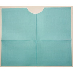 Tidi Products Bib Tidi Die-Cut Neck Poly / Tissue, 500 EA/CS