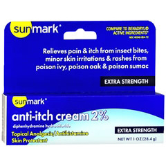 MON917182EA - McKesson - Itch Relief sunmark 2% / 0.1% Strength Cream 1 oz. Tube