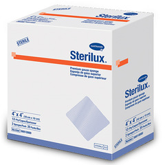 Hartmann Gauze Sponge Sterilux Cotton 12-Ply 4 x 4