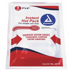 Dynarex Hot Pack Instant Chemical Activation General Purpose 5 X 9 Inch, 24EA/CS