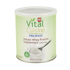 Hormel Health Labs Vital Cuisine&reg; ProPass&reg; Oral Protein Supplement, Whey Protein, Unflavored, 7.5 oz. Can, Powder, 4EA/CS