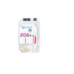 Abbott Point of Care Cartridge, Blood Gas and Electrolytes i-STAT EG6+ For i-STAT Handheld Blood Analyzer, 25/BX