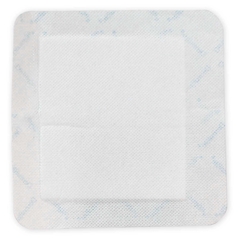 Dermarite Adhesive Dressing 6 X 6 Inch Gauze Square White NonSterile