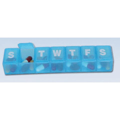Apothecary Products Pill Organizer Large 7 Day, 6 EA/PK